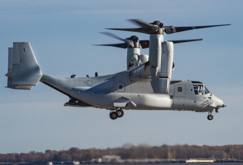 استمرار عمليات البحث عن طائرة أمريكية مفقودة من طراز MV-22 Osprey 